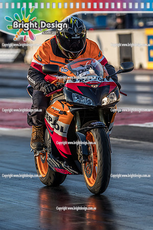 Fast Friday @ Calder Park Drag Racing Friday 11 October 2019 (128035)    GJ416 RESPOL BIKE