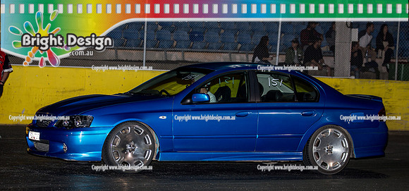 Fast Friday Off Street Drag Racing @ Calder PArk Drag Racing Fri 1 April 2016  (52954)  BLUE  RZA735