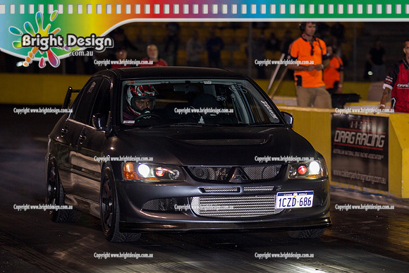 Fast Friday Off Street Drag Racing @ Calder PArk Drag Racing Fri 1 April 2016  (53017)  1CZD686