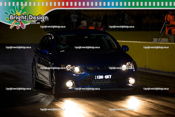 Fast Friday Off Street Drag Racing @ Calder PArk Drag Racing Fri 1 April 2016  (53009)  1DN6KY