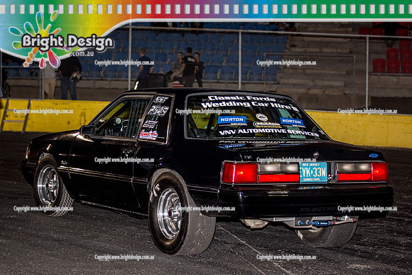 Fast Friday Off Street Drag Racing @ Calder PArk Drag Racing Fri 1 April 2016  (52919)  SST 2549 EYK33W  NORTON