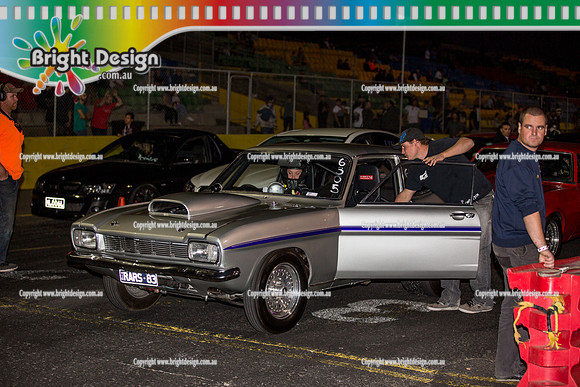 Fast Friday Off Street Drag Racing @ Calder PArk Drag Racing Fri 1 April 2016  (52917)  RARS83 KARA ATHANS ROWE 6305