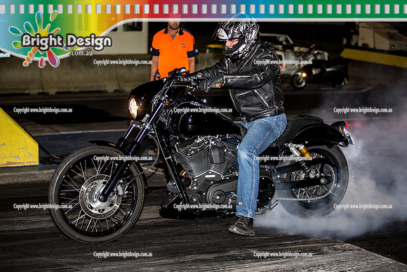 Fast Friday Off Street Drag Racing @ Calder PArk Drag Racing Fri 1 April 2016  (52913)  BIKE  1G4KY