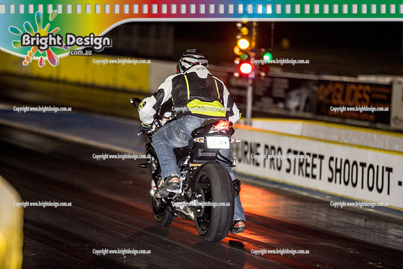 Fast Friday Off Street Drag Racing @ Calder PArk Drag Racing Fri 1 April 2016  (52911)  BIKE 1T3FK