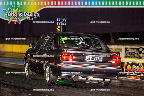 Fast Friday Off Street Drag Racing @ Calder PArk Drag Racing Fri 1 April 2016  (52905)  DYO738