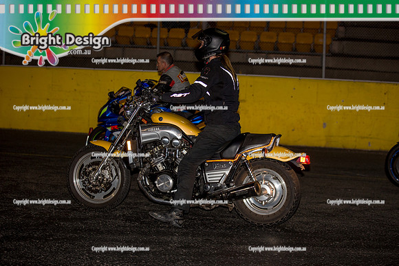 Fast Friday Off Street Drag Racing @ Calder PArk Drag Racing Fri 1 April 2016  (52902)  BIKE TBC YELLOW
