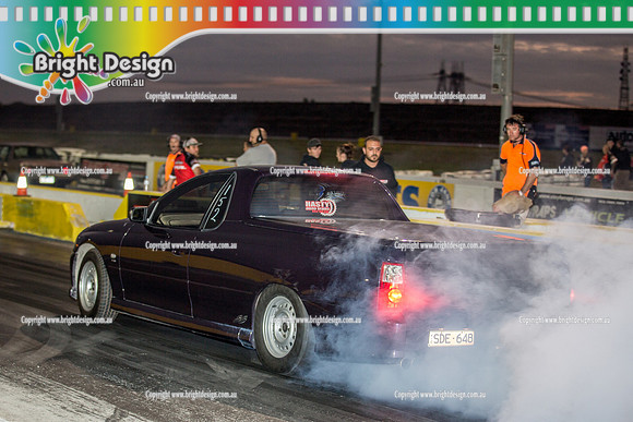Fast Friday Off Street Drag Racing @ Calder PArk Drag Racing Fri 1 April 2016  (52881)  SDE648