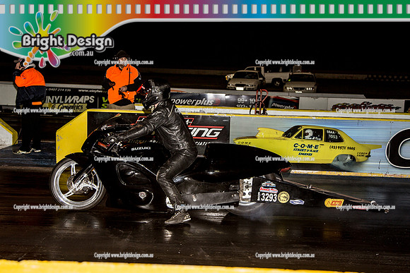 Fast Friday Off Street Drag Racing @ Calder Park Drag Racing Fri22 April 2016  (53557)  BIKE 3293