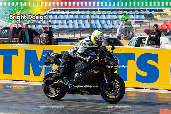 ANDRA Street Outlaws Drag Racing Quals Rnd 5 @ Calder Park 24 September 2014 (24220)  BIKE