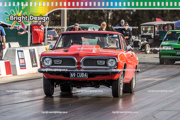 Mallee Drag Racing Shootout @ Swan Hill Dragway Sat 13 Oct 2018  (6066)    6957 NIKOLAS KARANOVIC 69CUDA