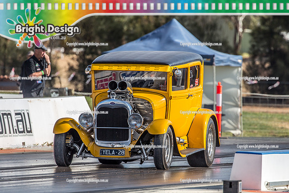 Mallee Drag Racing Shootout @ Swan Hill Dragway Sat 13 Oct 2018  (6105)   4254 YELA28 IAN HICKEY