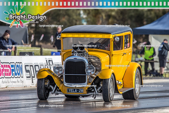 Mallee Drag Racing Shootout @ Swan Hill Dragway Sat 13 Oct 2018  (6106)   4254 YELA28 IAN HICKEY