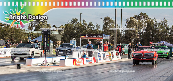 Mallee Drag Racing Shootout @ Swan Hill Dragway Sat 13 Oct 2018  (6063)    6957 NIKOLAS KARANOVIC CUDA69   6487 CORY READ RXF347