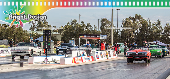 Mallee Drag Racing Shootout @ Swan Hill Dragway Sat 13 Oct 2018  (6064)    6957 NIKOLAS KARANOVIC CUDA69   6487 CORY READ RXF347