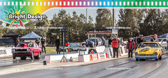Mallee Drag Racing Shootout @ Swan Hill Dragway Sat 13 Oct 2018  (6187)   5726 TONY LAMANNA   4637 RED GEMINI ENIO MARROCCO