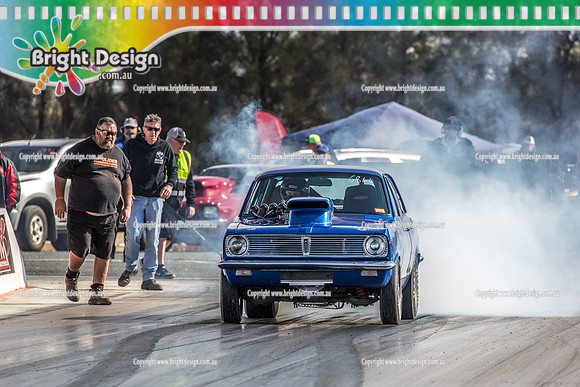 Mallee Drag Racing Shootout @ Swan Hill Dragway Sat 13 Oct 2018  (6152) 6844 KEVIN PETER HERITAGE HB KJP350