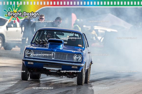 Mallee Drag Racing Shootout @ Swan Hill Dragway Sat 13 Oct 2018  (6153) 6844 KEVIN PETER HERITAGE HB KJP350