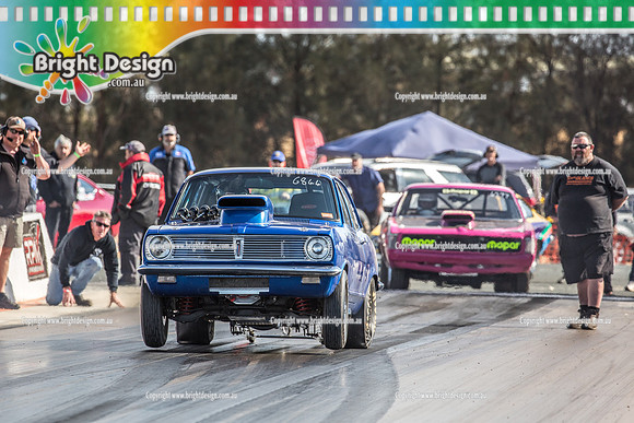 Mallee Drag Racing Shootout @ Swan Hill Dragway Sat 13 Oct 2018  (6159) 6844 KEVIN PETER HERITAGE HB KJP350