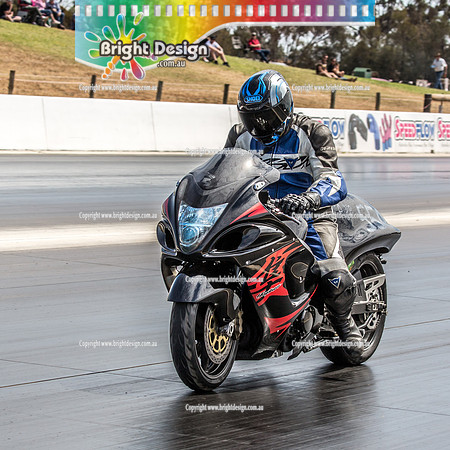 Mallee Drag Racing Shootout @ Swan Hill Dragway Sat 13 Oct 2018  (6639)   BIKE 550 PAUL ANDREWS