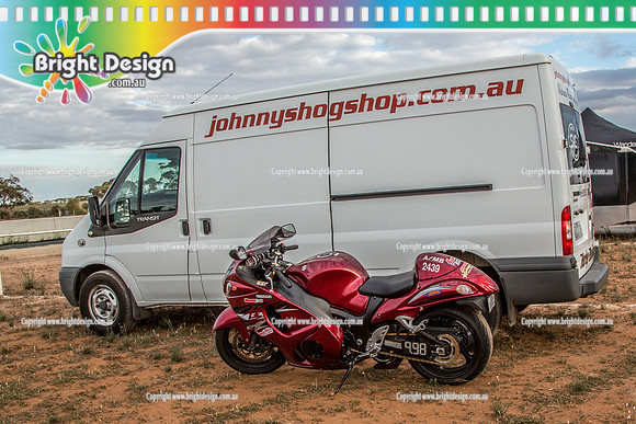 Mallee Drag Racing Shootout @ Swan Hill Dragway Sat 13 Oct 2018  (6015)  2439 JOHNNY HOG BIKE  556 LOCKY IRELAND