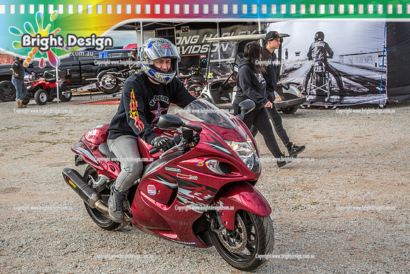 Mallee Drag Racing Shootout @ Swan Hill Dragway Sat 13 Oct 2018  (6035)    2439 JOHNNY HOG BIKE  556 LOCKY IRELAND