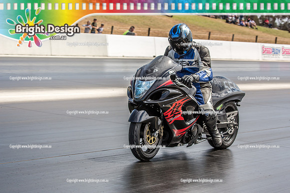 Mallee Drag Racing Shootout @ Swan Hill Dragway Sat 13 Oct 2018  (6640)   550 PAUL ANDREWS BIKE
