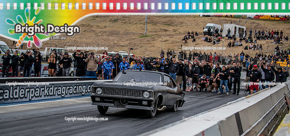 Street Outlaws NPK No Prep Kings vs Australia @ Calder D2 19 March 2023 (148453) SHAWN MURDER NOVA