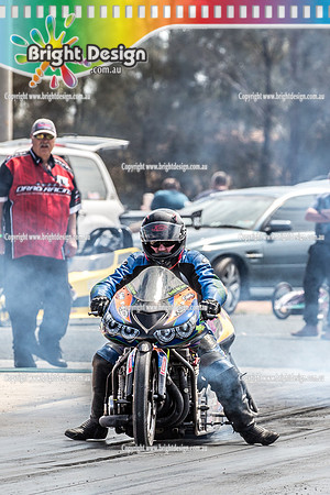 Mallee Drag Racing Shootout @ Swan Hill Dragway Sat 13 Oct 2018  (6642)   1016  ROB CASSAR BIKE