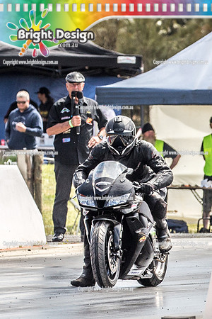 Mallee Drag Racing Shootout @ Swan Hill Dragway Sat 13 Oct 2018  (6629)   1458 DERRYN MCGREGOR BIKE