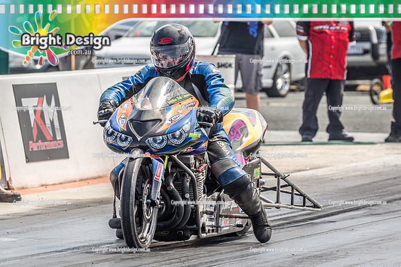 Mallee Drag Racing Shootout @ Swan Hill Dragway Sat 13 Oct 2018  (6646)   1016  ROB CASSAR BIKE