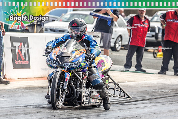 Mallee Drag Racing Shootout @ Swan Hill Dragway Sat 13 Oct 2018  (6645)  1016  ROB CASSAR BIKE