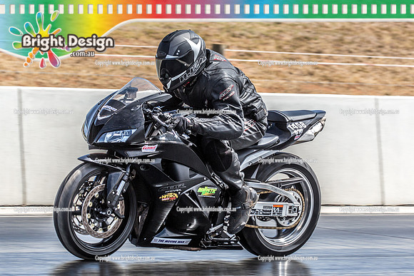 Mallee Drag Racing Shootout @ Swan Hill Dragway Sat 13 Oct 2018  (6635)   1458 DERRYN MCGREGOR BIKE