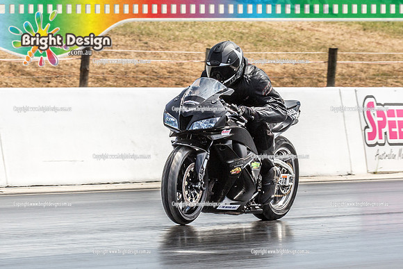 Mallee Drag Racing Shootout @ Swan Hill Dragway Sat 13 Oct 2018  (6633)  1458 DERRYN MCGREGOR BIKE