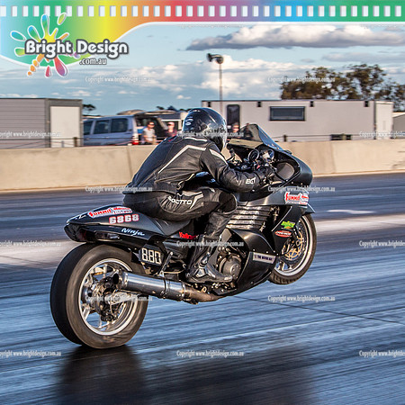 AA Mallee Drag Racing Shootout @ Swan Hill Dragway Sat 13 Oct 2018  (8130)-2   6868 JAKE HAMILTON MODERATE BIKE