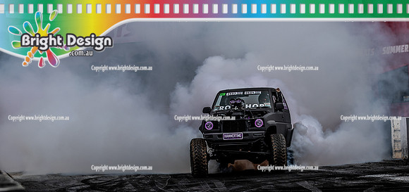Summernats 34 Friday 7 Jan 2022  BDMP3487  HAMMERTIME BURNOUT