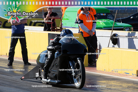 ANDRA Street Outlaws Drag Racing Quals Rnd 5 @ Calder Park 24 September 2014 (24875)  BIKE