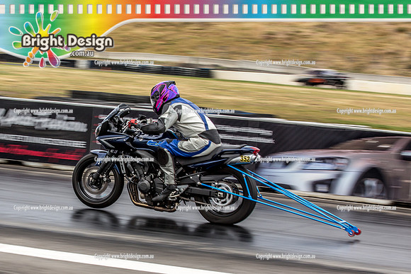 Kingpin Kuztums Thunder Road @ Calder Park Raceway Drag Racing Tuesday 3 Nov 2015  (37386)  352 BIKE BRENDON SANDERS