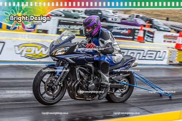 Kingpin Kuztums Thunder Road @ Calder Park Raceway Drag Racing Tuesday 3 Nov 2015  (37441)  352 BIKE BRENDON SANDERS