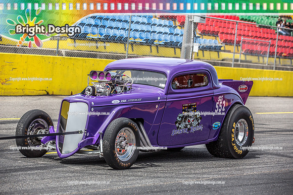 Kingpin Kuztums Thunder Road @ Calder Park Raceway Drag Racing Tuesday 3 Nov 2015  (37754)  552 MICK ELLIS