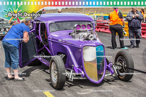 Kingpin Kuztums Thunder Road @ Calder Park Raceway Drag Racing Tuesday 3 Nov 2015  (37761)   552 MICK ELLIS