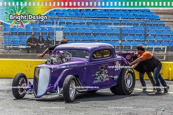 Kingpin Kuztums Thunder Road @ Calder Park Raceway Drag Racing Tuesday 3 Nov 2015  (37787)    552 MICK ELLIS