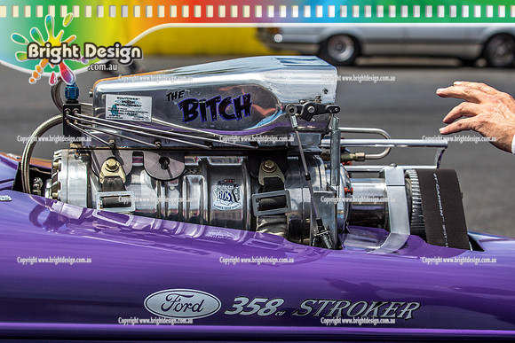 Kingpin Kuztums Thunder Road @ Calder Park Raceway Drag Racing Tuesday 3 Nov 2015  (37790)    552 MICK ELLIS