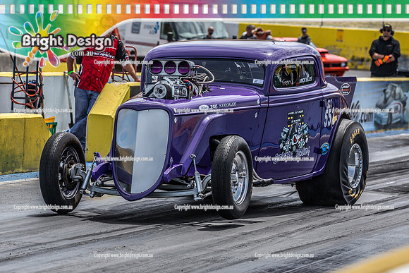 Kingpin Kuztums Thunder Road @ Calder Park Raceway Drag Racing Tuesday 3 Nov 2015  (37804)    552 MICK ELLIS