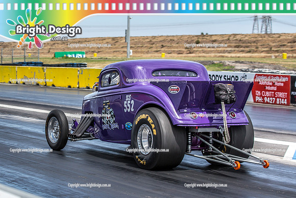 Kingpin Kuztums Thunder Road @ Calder Park Raceway Drag Racing Tuesday 3 Nov 2015  (37813)    552 MICK ELLIS