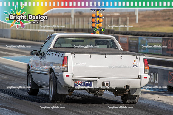 Funday Sunday @ Calder Park Drag Racing 1 June 2025 (181098) 99UTE