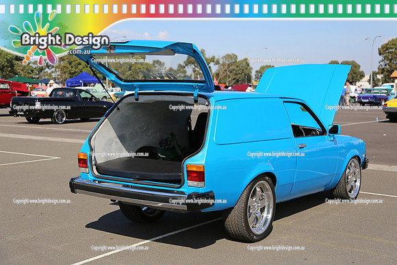 All Holden Day @  Dandeonong 7 April 2013  Bright Design (1267)  BLUE GEMINI WAGON tbc