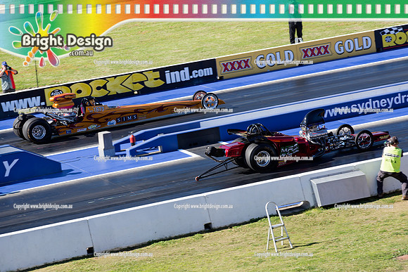 X-Champs @ Sydney Dragway FRI 2 May 2014  (1037)  AMD 3764 MICK BRAGGS RACING  AMD 1673 PETER BROWN
