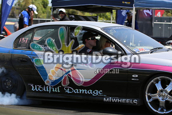 Autofest SpringNats 20 @ Shepparton  SUN 25 Nov 2012   (1070)  TEAZNU WILFUL DAMAGE