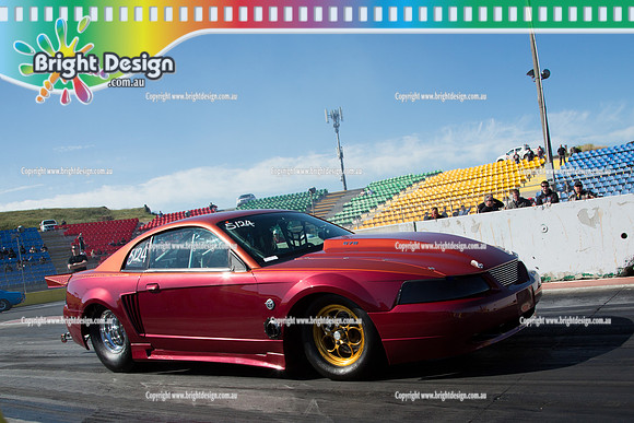 ANDRA Street Outlaws Drag Racing Quals Rnd 5 @ Calder Park 24 September 2014 (24634)  STEVE ATHANS