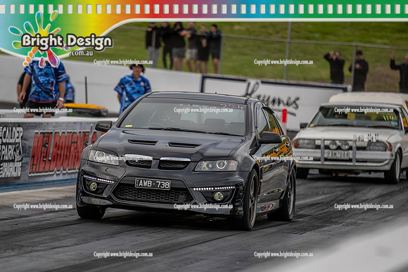 Fast Friday & Roll Racing @ Calder Park Drag Racing 19 January 2024 (163103)  AWB738